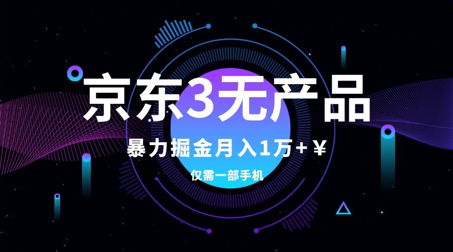 京东3无产品维权，暴力掘金玩法，小白月入1w+（仅揭秘）-九节课