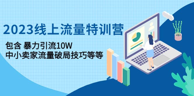 2023线上流量特训营：中小卖家流量破局技巧等等-九节课