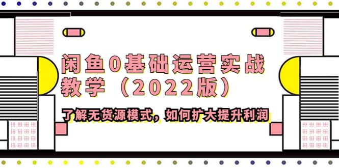 闲鱼0基础运营实战教学（2022版）了解无货源模式，如何扩大提升利润-九节课