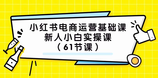 小红书电商运营基础课，新人小白实操课（61节课）-九节课