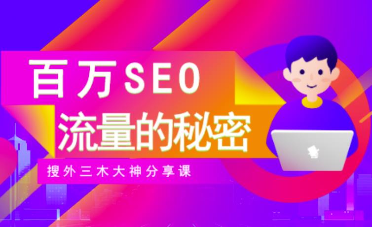 SEO实操培训：玩转百万SEO流量，助力站长快速提升流量（搜外三木大神分享课）-九节课