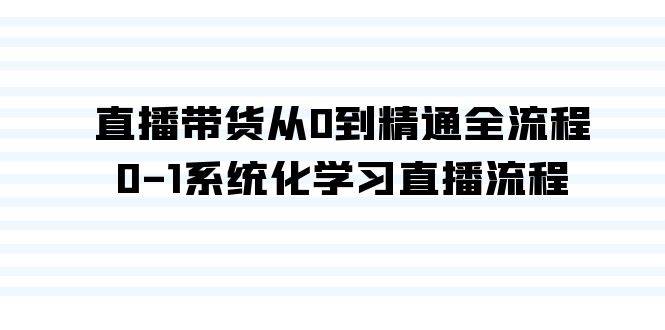 （9105期）直播带货从0到精通全流程，0-1系统化学习直播流程（35节课）-九节课