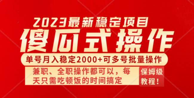 傻瓜式无脑项目 单号月入稳定2000+ 可多号批量操作 多多视频搬砖全新玩法-九节课