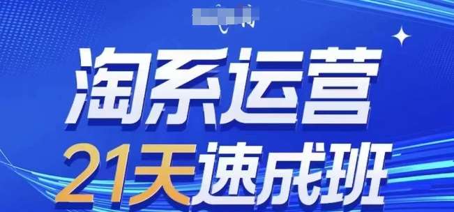 淘系运营21天速成班(更新24年5月)，0基础轻松搞定淘系运营，不做假把式-九节课