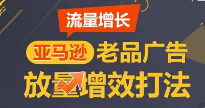 亚马逊流量增长-老品广告放量增效打法，循序渐进，打造更多TOP listing​-九节课