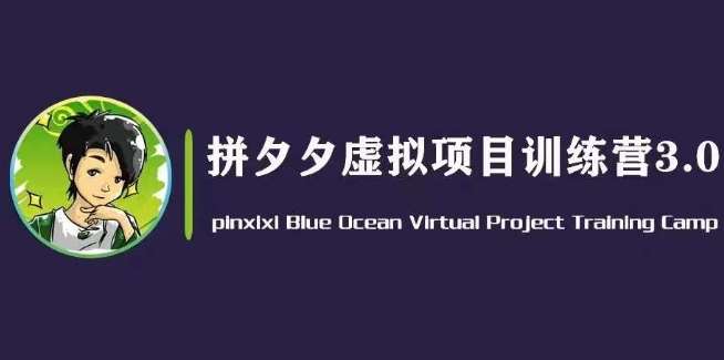 黄岛主·拼夕夕虚拟变现3.0，蓝海平台的虚拟项目，单天50-500+纯利润-九节课