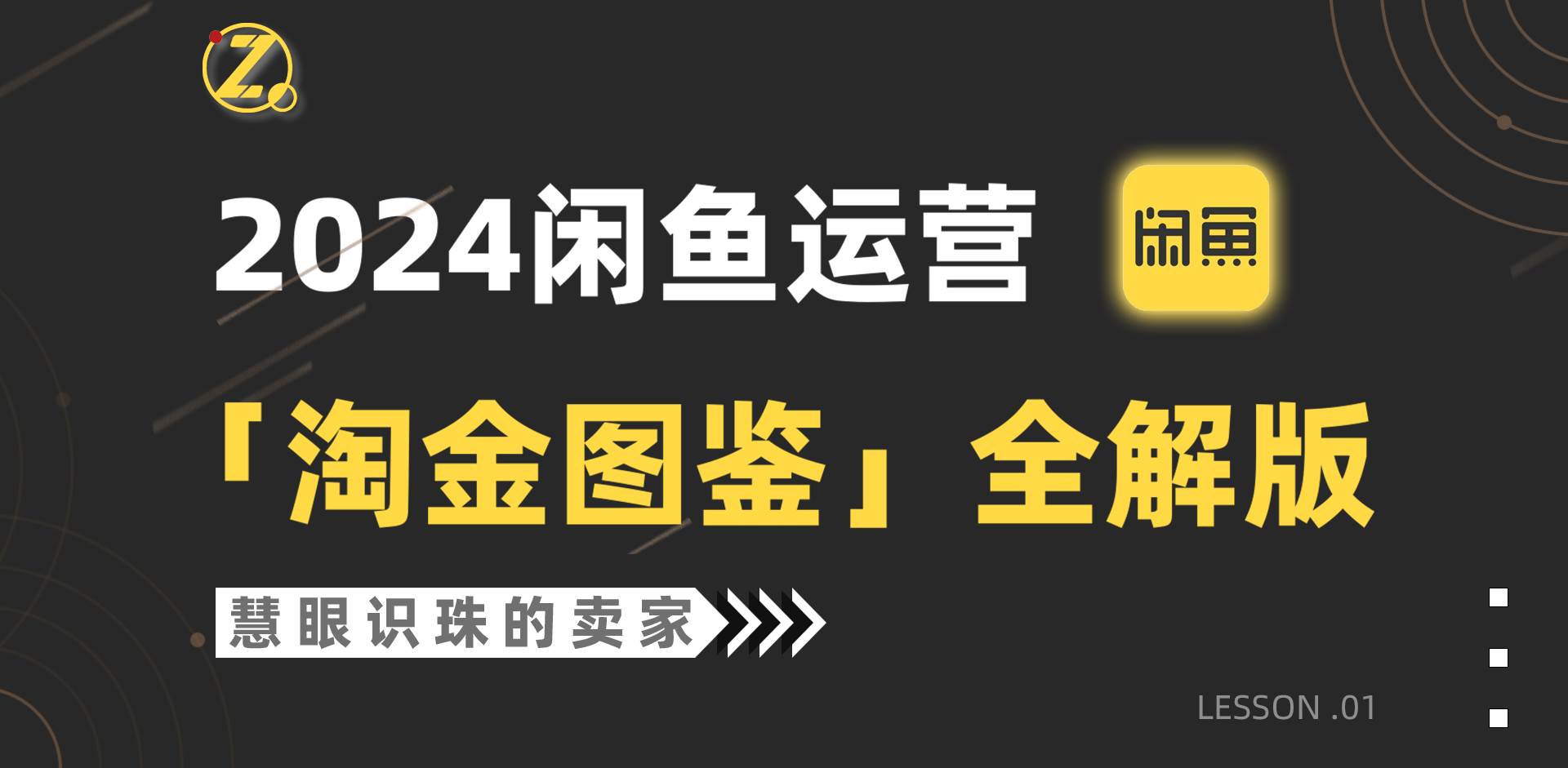 2024闲鱼运营，【淘金图鉴】全解版-九节课