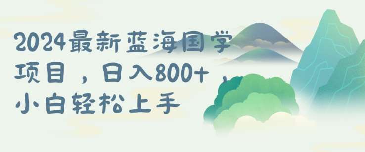 国学项目，长期蓝海可矩阵，从0-1的过程【揭秘】-九节课