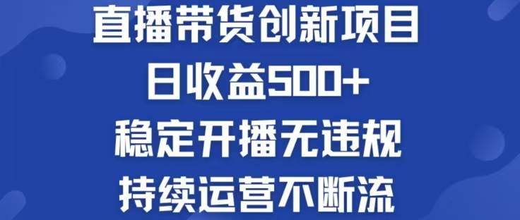 （12687期）淘宝无人直播带货创新项目，日收益500，轻松实现被动收入-九节课