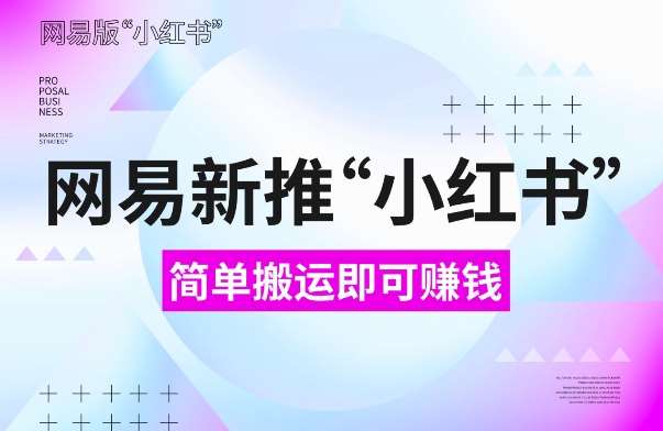 网易官方新推“小红书”，搬运即有收益，新手小白千万别错过(附详细教程)【揭秘】-九节课