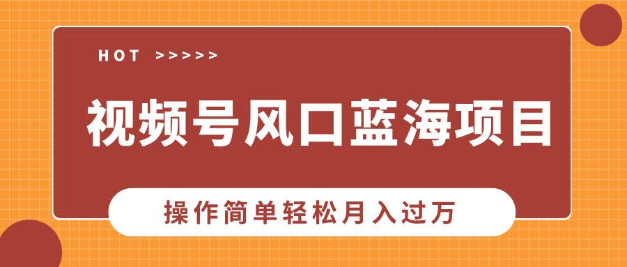 （13945期）视频号风口蓝海项目，中老年人的流量密码，操作简单轻松月入过万-九节课